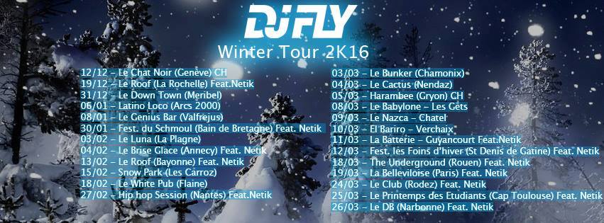 DJ FLY WINTER TOUR 2016